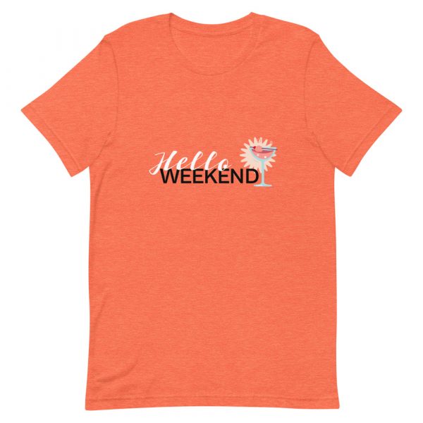 Shirt With Saying - unisex staple t shirt heather orange front 626b84d1ad348