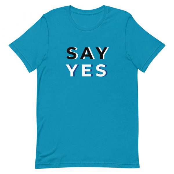 Shirt With Saying - unisex staple t shirt aqua front 62737ed90665f