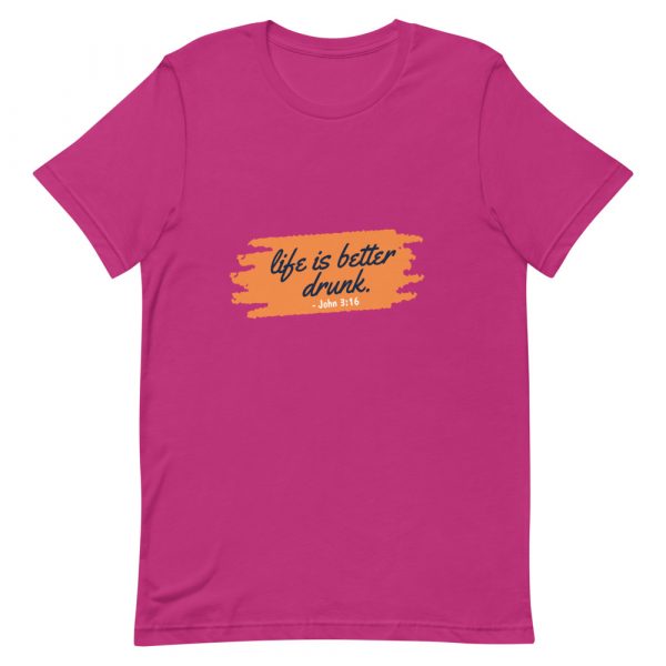 Shirt With Saying - unisex staple t shirt berry front 626f5c23cd6fd