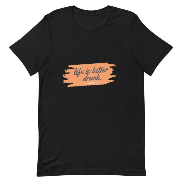 Shirt With Saying - unisex staple t shirt black heather front 626f5c23ccd8b