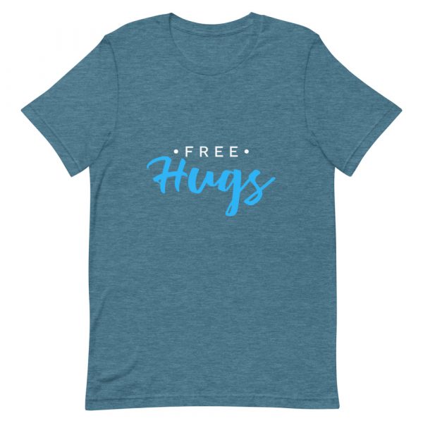 Shirt With Saying - unisex staple t shirt heather deep teal front 628b145567316