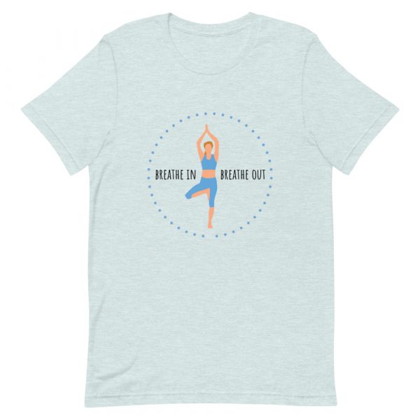 Shirt With Saying - unisex staple t shirt heather prism ice blue front 626f6481a7c6c