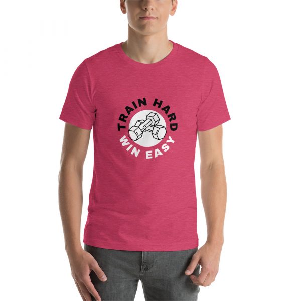 Shirt With Saying - unisex staple t shirt heather raspberry front 628c7202f3f84
