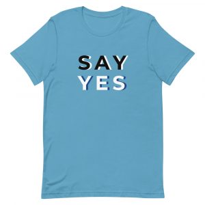 Shirt With Saying - unisex staple t shirt ocean blue front 62737ed8f3695