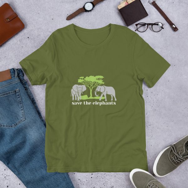 Shirt With Saying - unisex staple t shirt olive front 6289db6df28e3