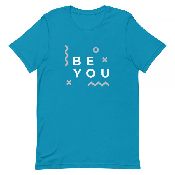 Shirt With Saying - unisex staple t shirt aqua front 62b56a0747926