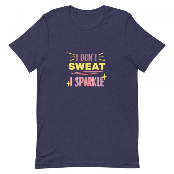 Shirt With Saying - unisex staple t shirt heather midnight navy front 629b0ad726b45
