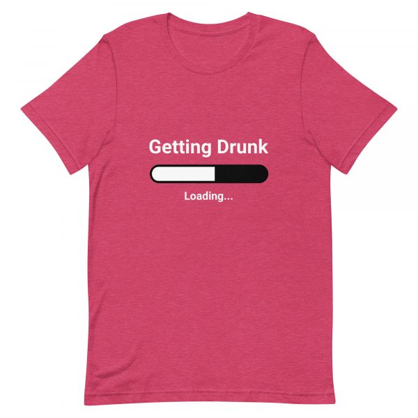 Shirt With Saying - unisex staple t shirt heather raspberry front 629c0fe25b3dd