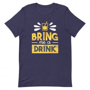 Shirt With Saying - unisex staple t shirt heather midnight navy front 62be8e70c6538
