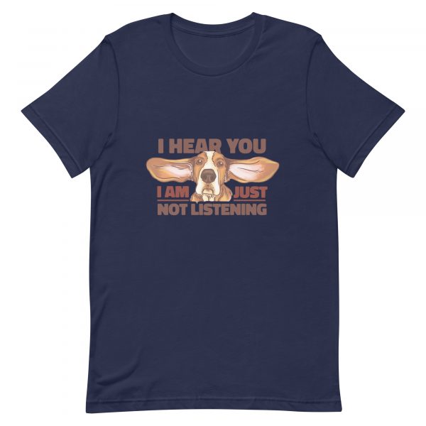 Shirt With Saying - unisex staple t shirt navy front 62cfc22a90567