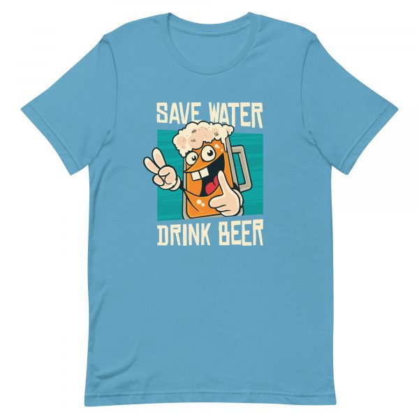 Shirt With Saying - unisex staple t shirt ocean blue front 62bea52971a15