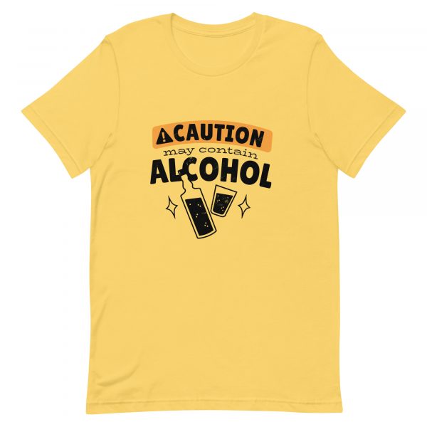 Shirt With Saying - unisex staple t shirt yellow front 62be9ec379581