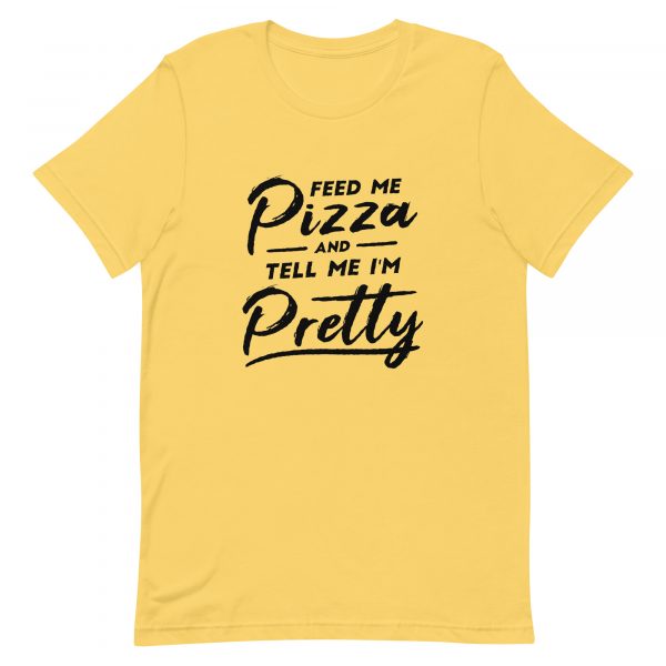 Shirt With Saying - unisex staple t shirt yellow front 62bfb4664918a