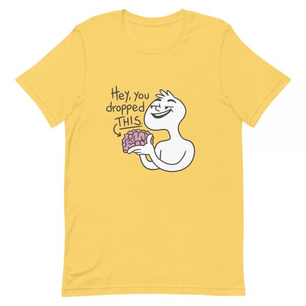 Shirt With Saying - unisex staple t shirt yellow front 62c397ff15249