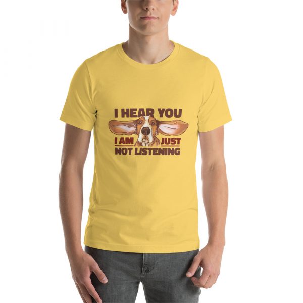 Shirt With Saying - unisex staple t shirt yellow front 62cfc22a8ed31