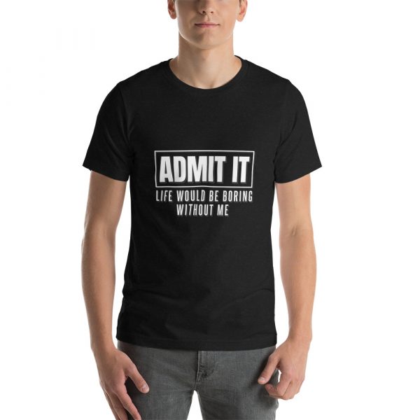 Shirt With Saying - unisex staple t shirt black heather front 6306ef28431f7