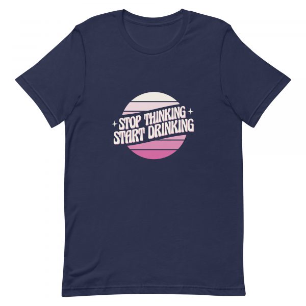 Shirt With Saying - unisex staple t shirt navy front 6306e9c2038b8