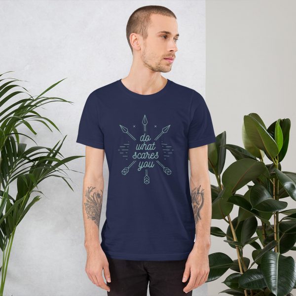 Shirt With Saying - unisex staple t shirt navy front 630af0f21e5d0