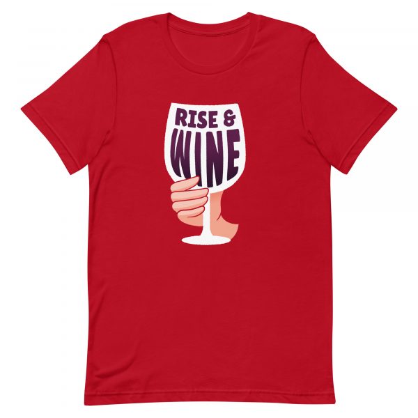 Shirt With Saying - unisex staple t shirt red front 6304619109228