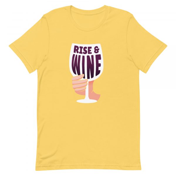 Shirt With Saying - unisex staple t shirt yellow front 630461911365f