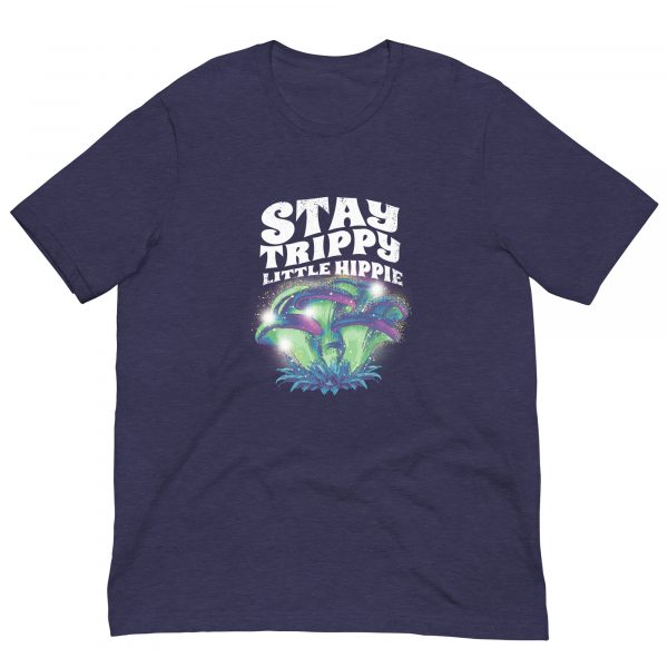 Shirt With Saying - unisex staple t shirt heather midnight navy front 635b54e4040f5