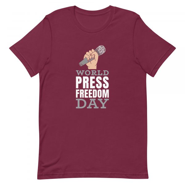 Shirt With Saying - unisex staple t shirt maroon front 6364749e871e2