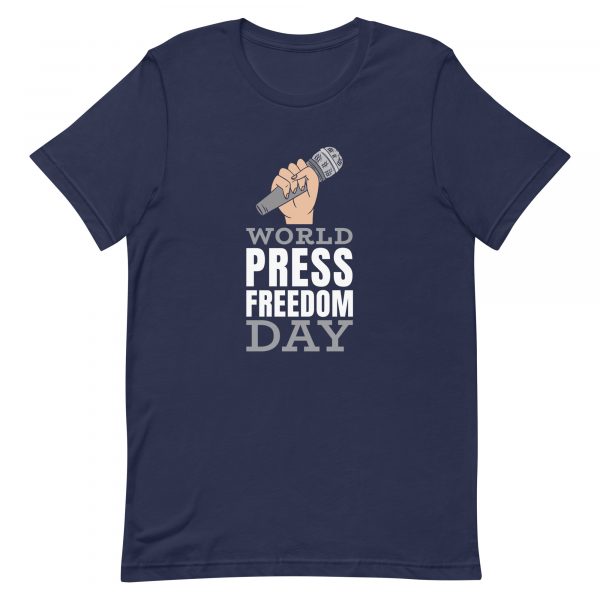Shirt With Saying - unisex staple t shirt navy front 6364749e844e9