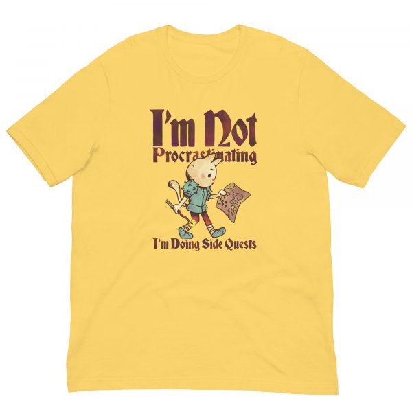 Shirt With Saying - unisex staple t shirt yellow front 6362019b85714