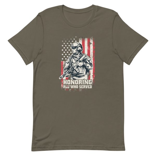 Shirt With Saying - unisex staple t shirt army front 639811591c633