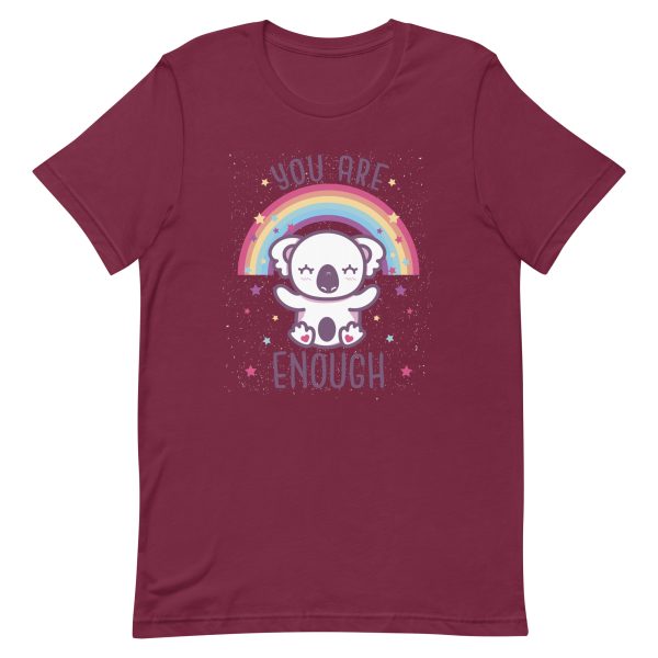 Shirt With Saying - unisex staple t shirt maroon front 6398cb9aa006b