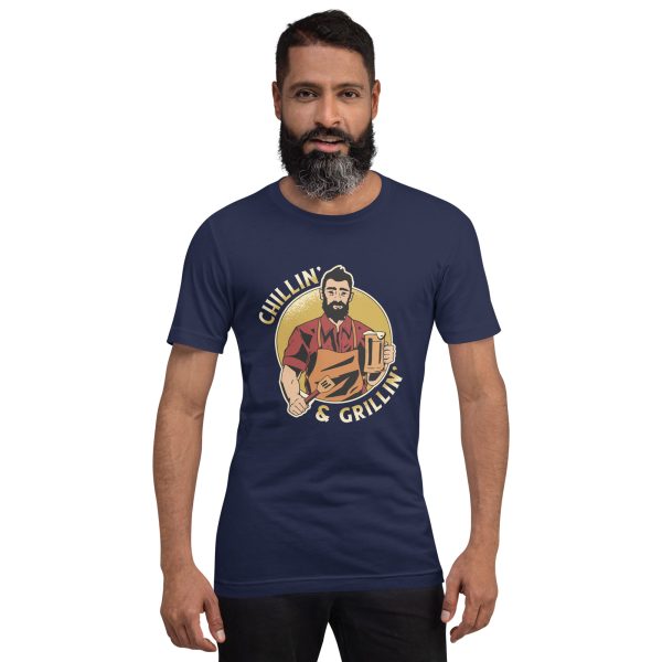 Shirt With Saying - unisex staple t shirt navy front 6396d37d34002