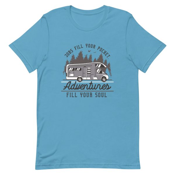 Shirt With Saying - unisex staple t shirt ocean blue front 6393f7c4d5fea