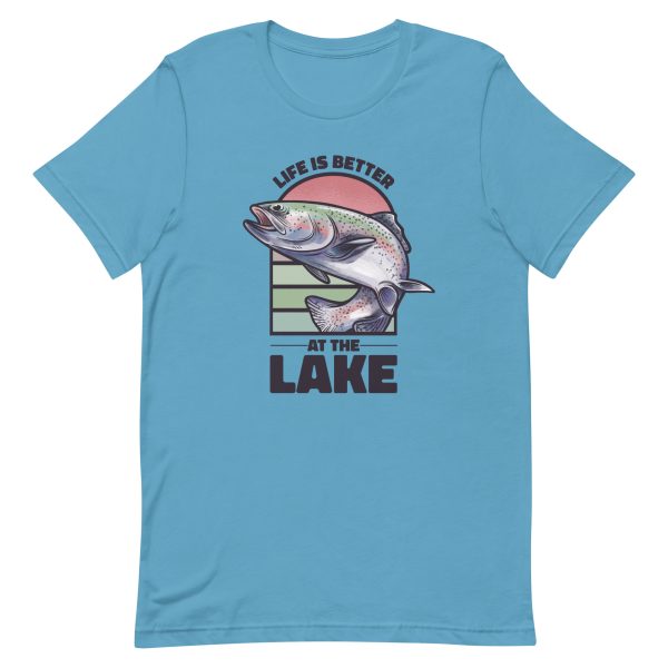 Shirt With Saying - unisex staple t shirt ocean blue front 639eb12643777