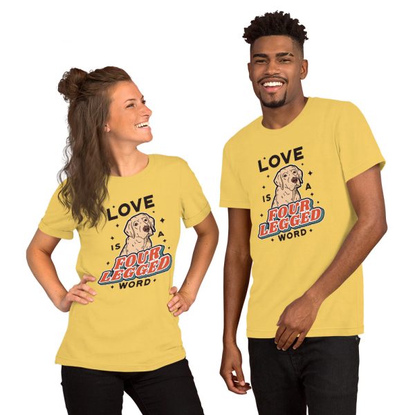 Shirt With Saying - unisex staple t shirt yellow front 639e7aa412f2c