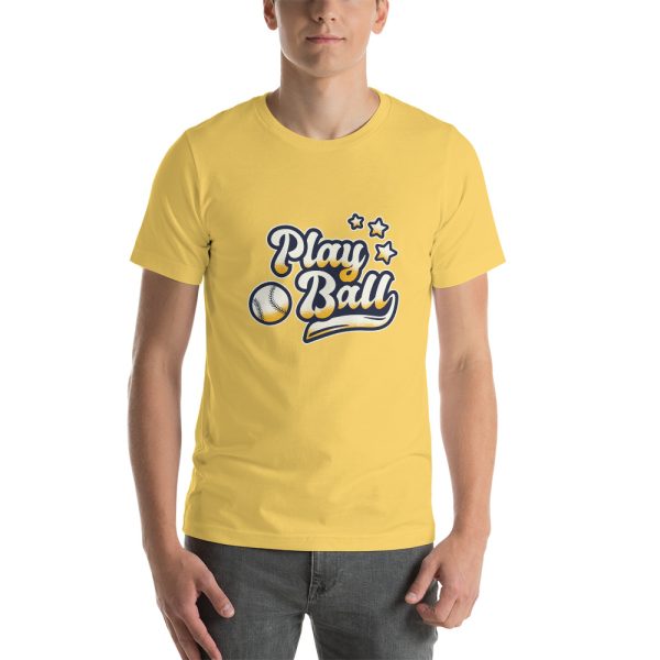 Shirt With Saying - unisex staple t shirt yellow front 639e7f43bb224