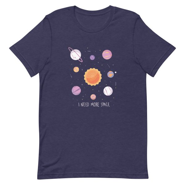 Shirt With Saying - unisex staple t shirt heather midnight navy front 63b7d4aabe71c