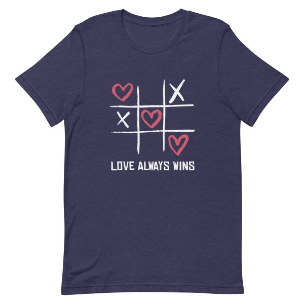 Shirt With Saying - unisex staple t shirt heather midnight navy front 63d89dd8a6178