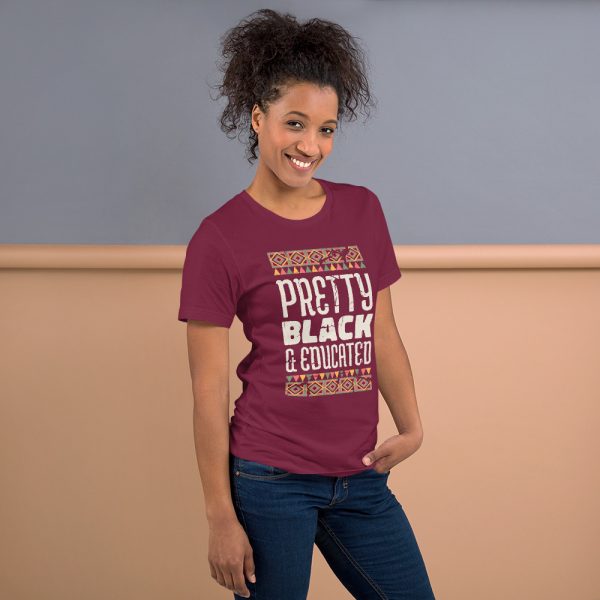 Shirt With Saying - unisex staple t shirt maroon right 63d895637a72a