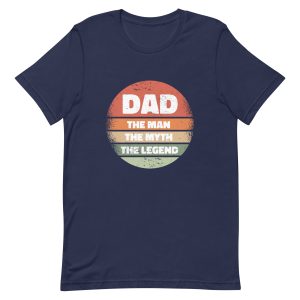 Shirt With Saying - unisex staple t shirt navy front 63d3370f74802