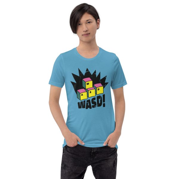 Shirt With Saying - unisex staple t shirt ocean blue front 63d33b9396b30