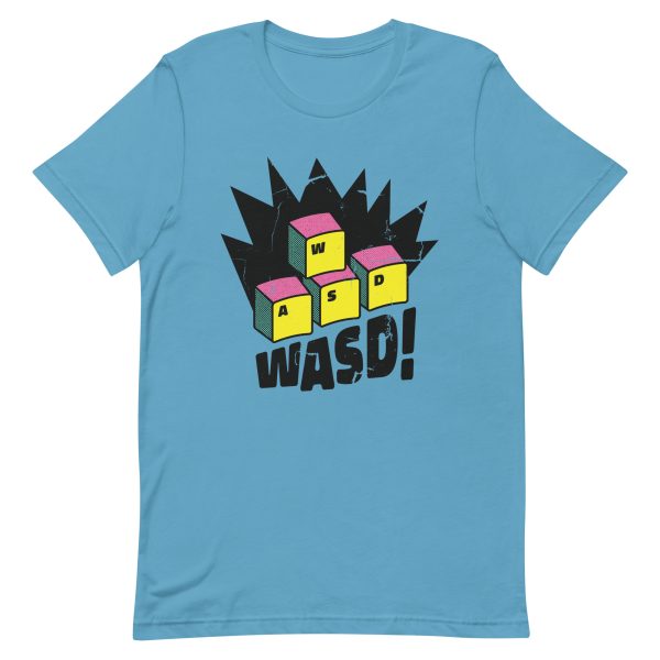 Shirt With Saying - unisex staple t shirt ocean blue front 63d33b9399db5