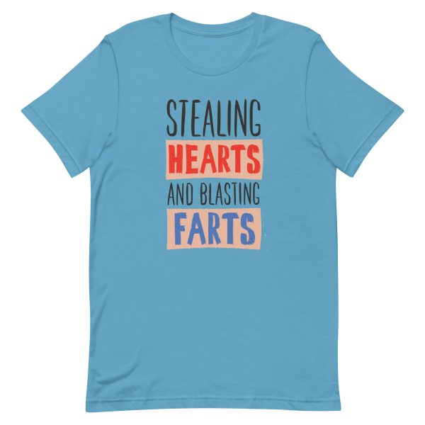 Shirt With Saying - unisex staple t shirt ocean blue front 63d8847f8366f