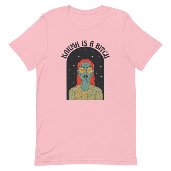 Shirt With Saying - unisex staple t shirt pink front 63be3aaf6cc8e