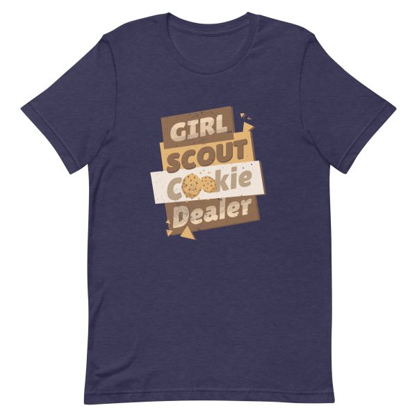 Shirt With Saying - unisex staple t shirt heather midnight navy front 63e331000af7d