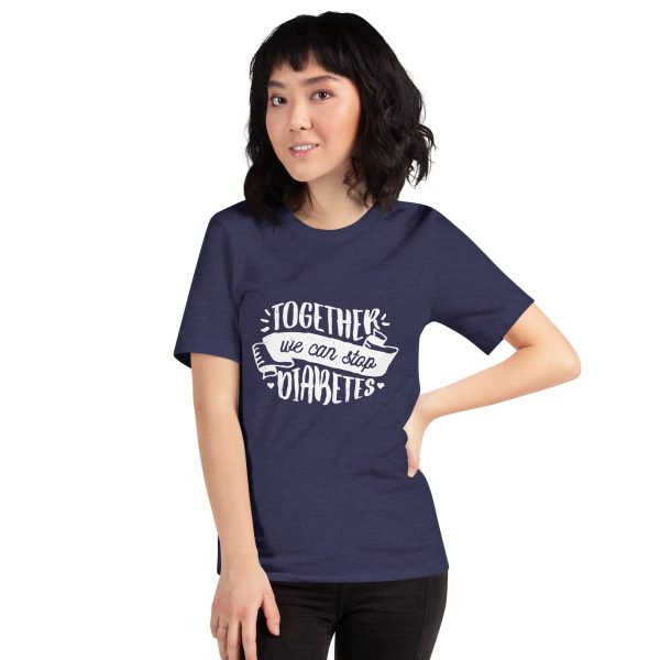 Shirt With Saying - unisex staple t shirt heather midnight navy front 63f05d110920f