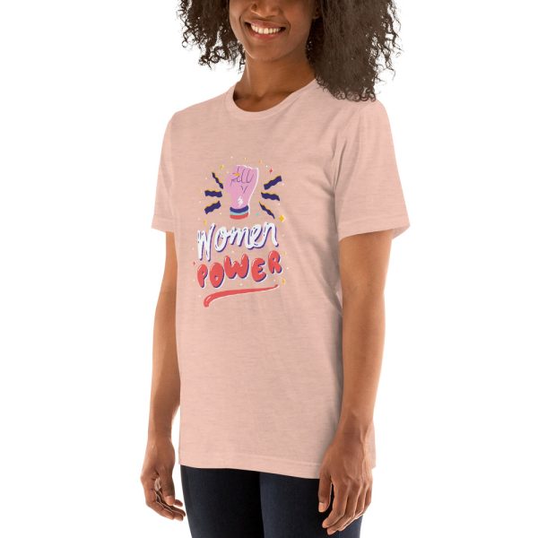 Shirt With Saying - unisex staple t shirt heather prism peach left front 63e1f58b4d945