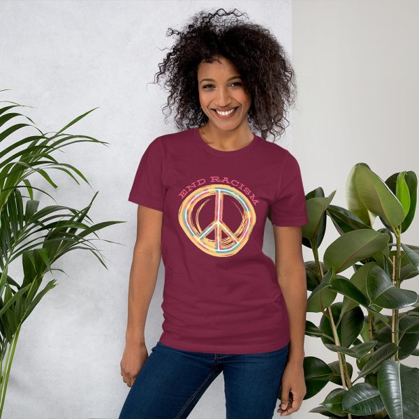 Shirt With Saying - unisex staple t shirt maroon front 63df1dec26ad7