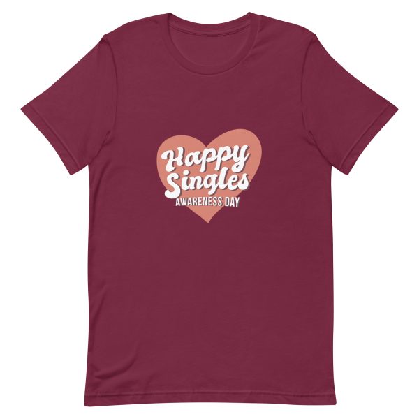 Shirt With Saying - unisex staple t shirt maroon front 63e477d868435