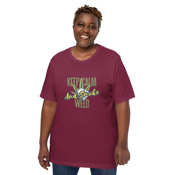 Shirt With Saying - unisex staple t shirt maroon front 63eafed4d8def
