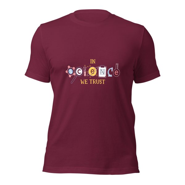 Shirt With Saying - unisex staple t shirt maroon front 63fc2b96a7d88